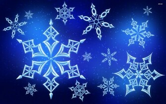 Snowflakes Wallpaper Vector