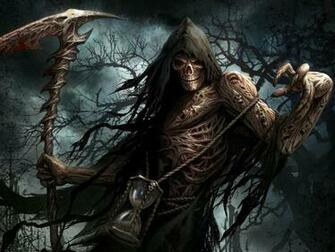 The Green Reaper Wallpaper