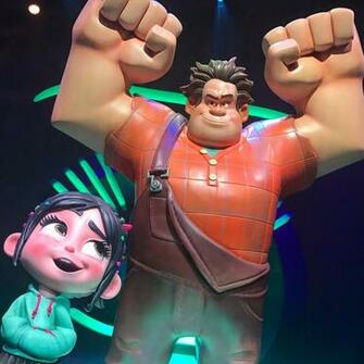 Digital La Disney Princesses Crash Wreck It Ralph At