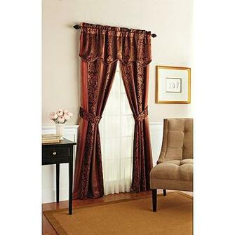 Better Homes And Gardens Antique Wallpaper Stripe Complete Window