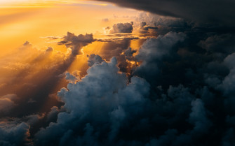 Dark And Bright Clouds Sky Sunlight 4k HD Wallpaper Image Photos