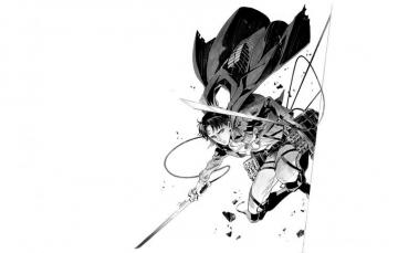 Wallpaper Figure Blade Art White Background Cables Attack Of