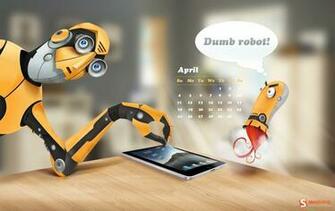Dumb Robot Wallpaper Stock Photos