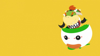 Bowser Jr Minimalist Wallpaper By Brulescorrupted