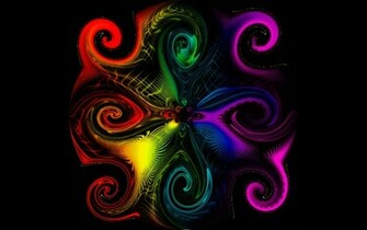 Swirls Wallpaper Colorful Desktop