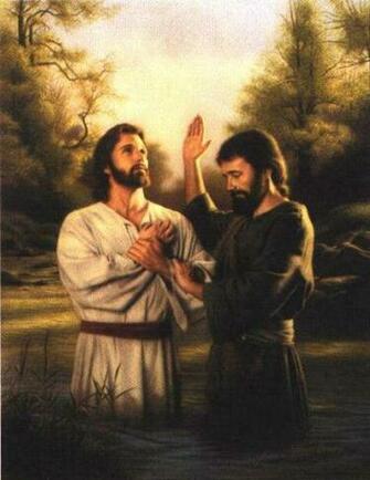 To Fulfill All Righteousness By Simon Dewey In Humility