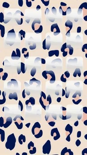 Leopard Girly Background For iPhone 5s Wallpaper