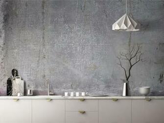 Digital Printing Wallpaper Williamsburg Cemento Velluto