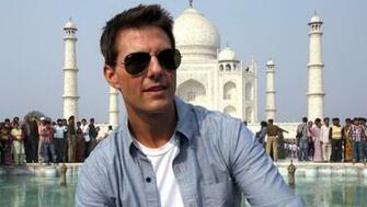 Tom Cruise At Taj Mahal Aagra HD Wallpaper