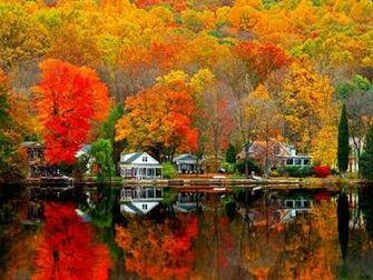 Wallpaper Autumn Scenery Desktop