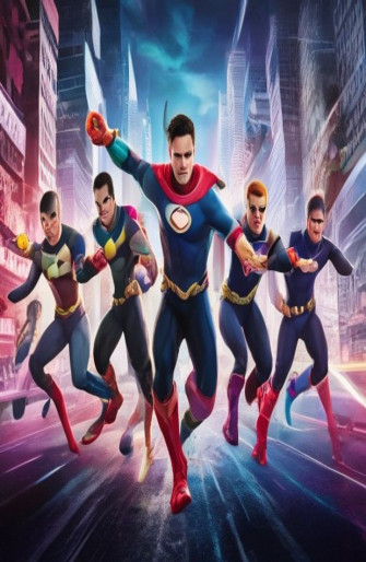 3d Super Heroes Wallpaper