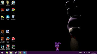Background Bonnie Is Just Watching The Little Shimeji I Made