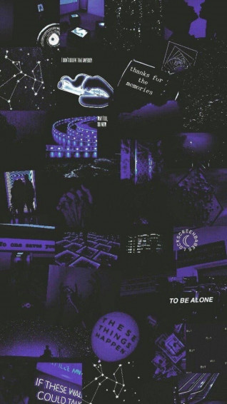 Dark Purple Aesthetic Wallpaper
