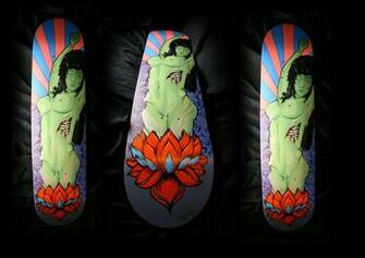 Girl Skateboards Wallpaper Zombie Lotus Skateboard