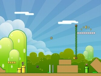 Super Mario World Level Map Wallpaper Background