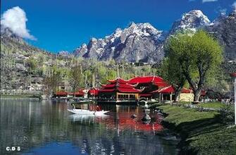 Shangrila In Skardu Water Park Pakistan Palace Green House