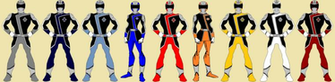 Power Rangers Shogun Nine By Sunfalconranger