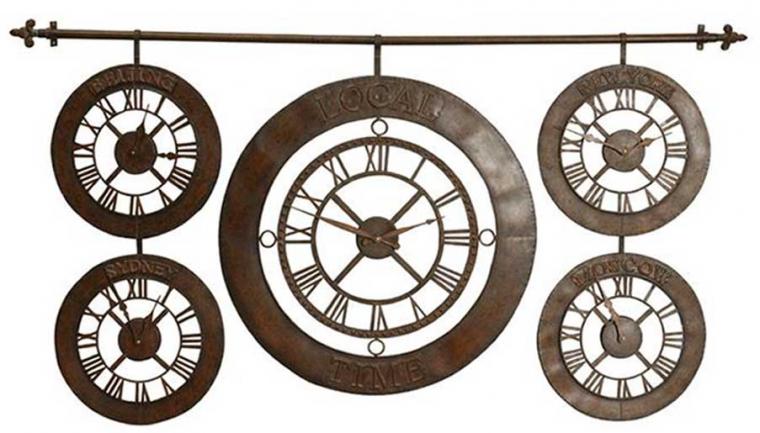 Image Time Zone Wall Clock Pc Android iPhone And iPad Wallpaper