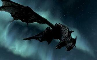 Wallpaper Skyrim Dragon Background HD Background Desktop