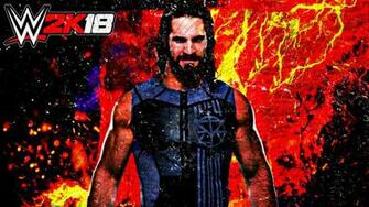 Seth Rollins Wwe 2k18 Custom Wallpaper By
