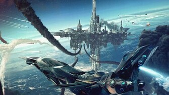 Sci Fi Spaceship Wallpaper