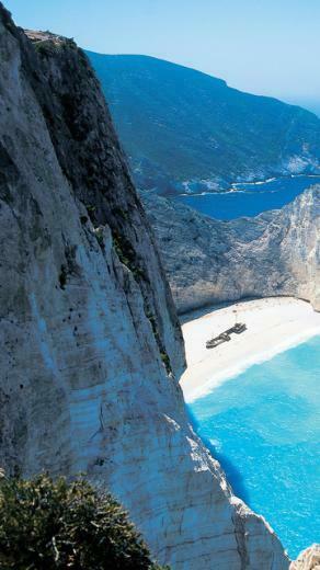 Shipwreck Beach Zakynthos Greece Wallpaper