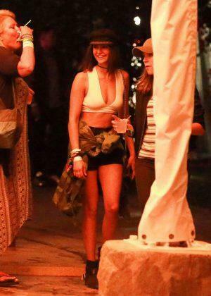 Nina Dobrev Coachella Music Festival In Indio