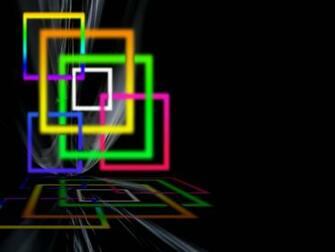 Neon Colors Rock Image Squares HD Wallpaper And