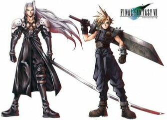 Final Fantasy Sephiroth Cloud HD Wallpaper