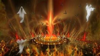 Halloween Bonfire Wallpaper