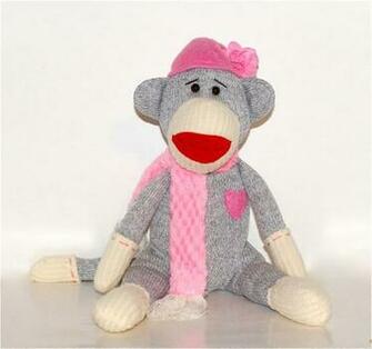 Sock Monkey Natalia A Plush