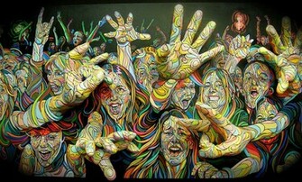 Sam Woolfe Shaka Marchal Mithouard Psychedelic Graffiti Artist