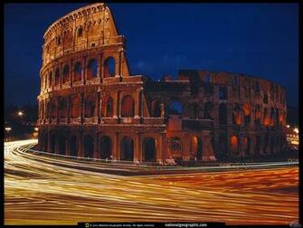 Wallpaper Colosseum Rome Italy Night Coliseum