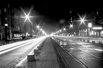 Wallpaper Road Street Machinery Lights Desktop