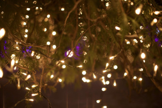 Background Bokeh Christmas Decoration