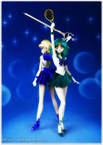 Sailor Uranus And Neptune Wallpaper By Trxnalara On