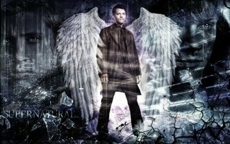 Supernatural Wallpaper Featuring Castiel By Pandoracastle On