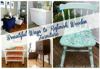 Beautiful Ways To Refinish Wooden Furniture Just Imagine Daily