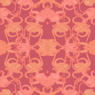 Cephalopod Octopi Smaller Pantone Sympatico Wallpaper