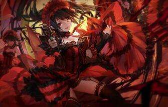 Wallpaper Girl Smile Gun Weapons Anime Art Date A Live