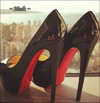 Schwarze High Heels13
