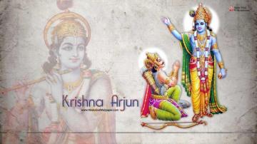 Krishna Arjuna Wallpaper Full Size