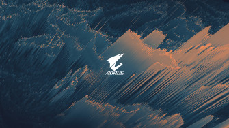 Aorus Logo Depth Wallpaper iPhone Phone 4k 1820e