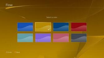 Playstation Custom Home Screen Colours