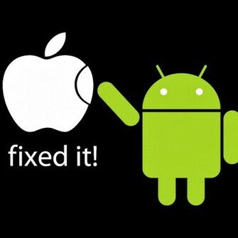 Android Vs Apple Desktop Wallpaper HD