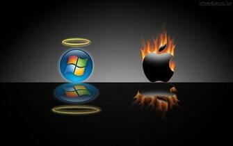 Windows Vs Mac Wallpaper