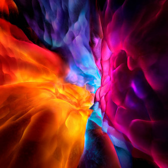 iPad Pro Orange Blue Pink U25vt2t23orydcn9 Wallpaper