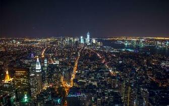 New York Manhattan At Night HD Wallpaper Digitalhint Net