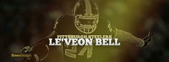 Le Veon Bell Pittsburgh Steelers Cover By Enveedesigns