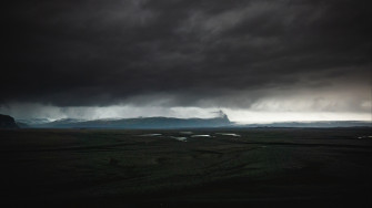 Wallpaper Id Island Dark Clouds Iceland 4k